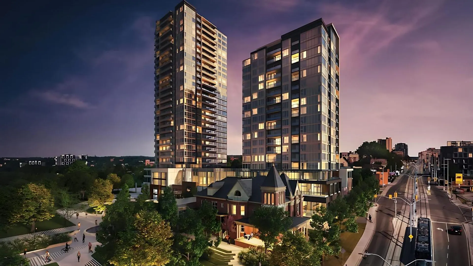 Luxury 1Br Suite - King Bed & Private Balcony Kitchener Canada